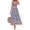 Dark Blue, variant on Womens Floral Maxi Dress Boho Casual Summer Spaghetti Strap Smocked Sleeveless Flowy Beach Vacation Dresses