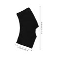 thumbnail image 5 of Himition 1 Pair Football Cleat Covers - Prevent Sand Mud Water Entry Spats Cleat Covers for Soccer, Rugby, Field Hockey Black, 5 of 6