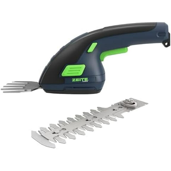 7.2V Grass Shear & Shrubbery Trimmer, 2-in-1 Cordless Grass Cutter and Mini Hedge Trimmer, Rechargeable Li-ion Battery and Charger,Long Handle,Versatile Garden Tool for Grass & Bush Trimming