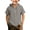 Grey, variant on Boys Hoodie Linen Shirts Button Up Henley Short Sleeve Casual Shirts Youth Teens Summer Lightweight Beach Vacation T Shirts