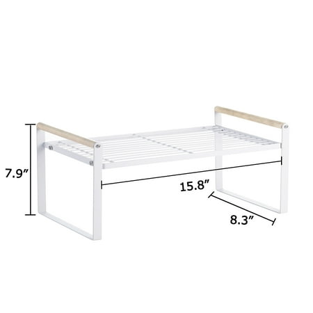 Storage Shelf Organizer Expandable Stackable Kitchen ...