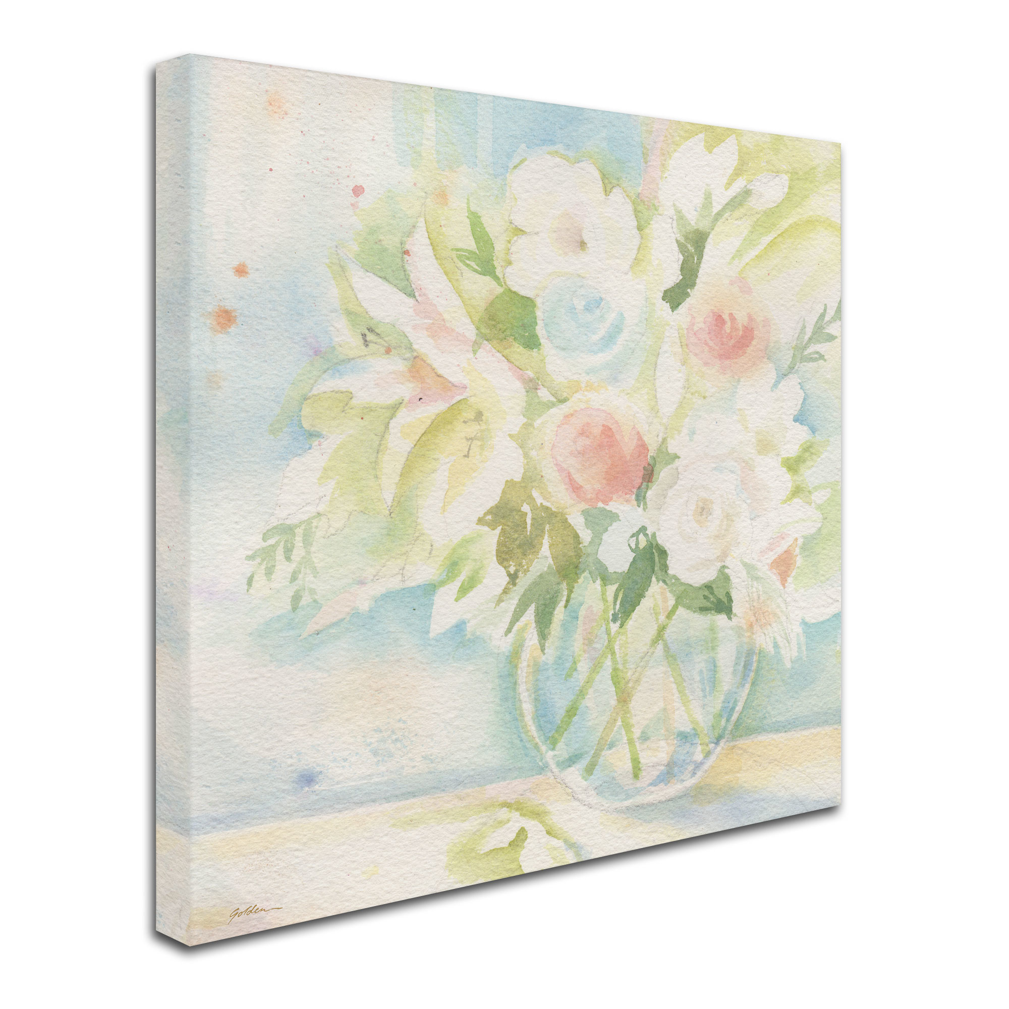Trademark Fine Art "Early June Bouquet" Canvas Art by Sheila Golden