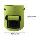 thumbnail image 3 of Bolsa de Tela para Cultivo de Patatas de 7 Galones | Contenedor Reutilizable para Plantas con Asas y Solapa | Maceta de Jardín Transpirable No Tejida para Verduras, Tomate, Cebolla, Zanahoria, 3 of 7