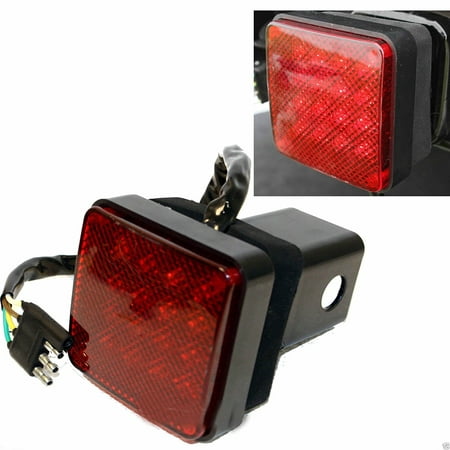 16 Led Brake Light Trailer Hitch Cover Fit Towing & Hauling 2