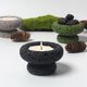 thumbnail image 4 of Nvzi 1 pieza de soporte para velas de aromaterapia con taza de cemento rosa creativa. La taza vacía se puede llenar con cera. Adorno decorativo romántico para el hogar (velas no incluidas)., 4 of 5