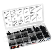 Performance Tool W5331 240pc Metric Nuts and Bolts Assortment With Case
