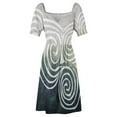 thumbnail image 4 of Newgrange Entrance Stone Triple Spiral Celtic Triskelion Celtic Symbols Sleeveless Dress Woman dresses, 4 of 6