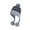 Grey, variant on Women's Winter Beanie with Fleece Lining & Pom Pom, Cute Earflap Knit Hat for Snow Skiing & Outdoor Cold Weather