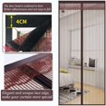 thumbnail image 3 of Mosquiteras magnéticas para puertas, mosquiteras de malla antimosquitos resistentes, mosquiteras para puertas de patio con imanes fuertes, marco completo mágico (80 x 200 cm, negro), 3 of 5