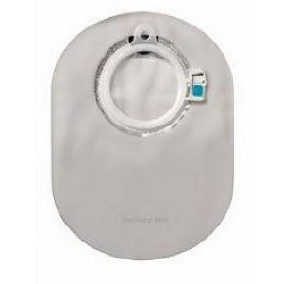 SenSura Mio Filtered Ostomy Pouch, Two-Piece System, 8.25 Inch Length, Maxi, 50 mm Stoma, Closed End, Flat, Opaque, Red Code, 30 Count