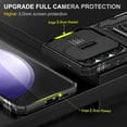thumbnail image 6 of TJS for Samsung Galaxy A26 Phone Case, [Military Grade] Metal Ring Holder Magnetic Support Kickstand with Camera Lens Cover for Samsung A26 (Rose Gold), 6 of 6