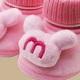 thumbnail image 3 of Dakaela Baby Booties Newborn First Walkers Shoes Infant Boys Girls Sock Boots Knit Cute Toddler Non Slip Winter House Shoes Pink, 3 of 6