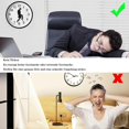 thumbnail image 2 of 10 Inch Creative Walking Clock Wall Clock Living Room Humanoid Silly Walk Clock for Home Wall Decoration Ornament, 2 of 5