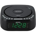 thumbnail image 6 of Jensen JCR-375 Audio CD Player Tabletop All-in-one Stereo Dual Alarm Clock Digital FM Radio | Top-Loading CD/MP3/WMA Discs Player | USB Charging Port 2.1A | Headphone Jack | 0.9 Display Green LED, 6 of 7