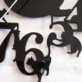 thumbnail image 5 of wall clock hook antique indoor Scandinavian cute cat (black), 5 of 7