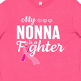 thumbnail image 4 of Inktastic Breast Cancer Awareness My Nonna is a Fighter Youth T-Shirt, 4 of 5