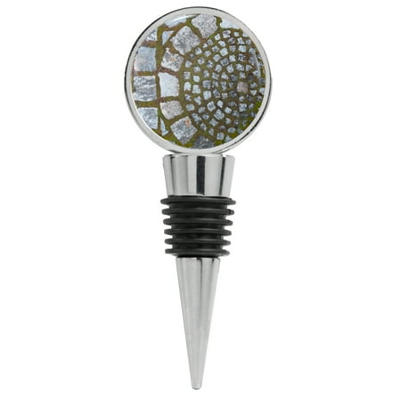 Granite Antique Classic Vintage Stepping Stones With Moss In Walkway Wine Stopper