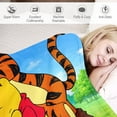 thumbnail image 4 of Christmas Winnie the Pooh cover blanket, plush grid comfortable fluffy carpet sofa soft bed supplies sofa flange plush plush/XS-100*150cm, 4 of 6