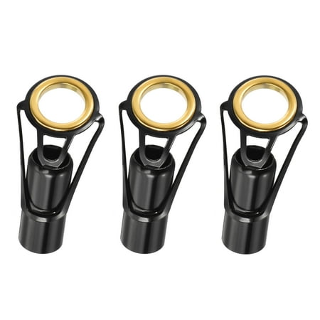 10mm Tube Dia Fishing Rod Tips Repair Kit Stainless Steel Ring Guide 3 Pack