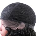 thumbnail image 4 of Peluca delantera de encaje Pelucas sintéticas Cabello negro de larga Fibras de temperatura Postizos completos riza Yuyangstore Pelucas largas para mujeres, 4 of 8