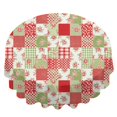 thumbnail image 2 of Pioneer Flower Floral Print Pattern Round Tablecloth 60 X 60 Inch, Wrinkle Resistant Wipeable Table Cloth for Kitchen Dining Picnic Patio Party, 2 of 6