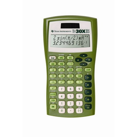 ti calculator 30x instruments texas iis lime green dialog displays option button additional opens zoom