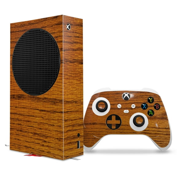 WraptorSkinz Skin Wrap compatible with the 2020 XBOX Series S Console and Controller Wood Grain - Oak 01 (XBOX NOT INCLUDED)