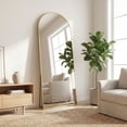 thumbnail image 7 of CONCETTA 56"x21" Arched Full Length Mirror, Full Body Standing Mirror Floor Mirrors, Gold, 7 of 7