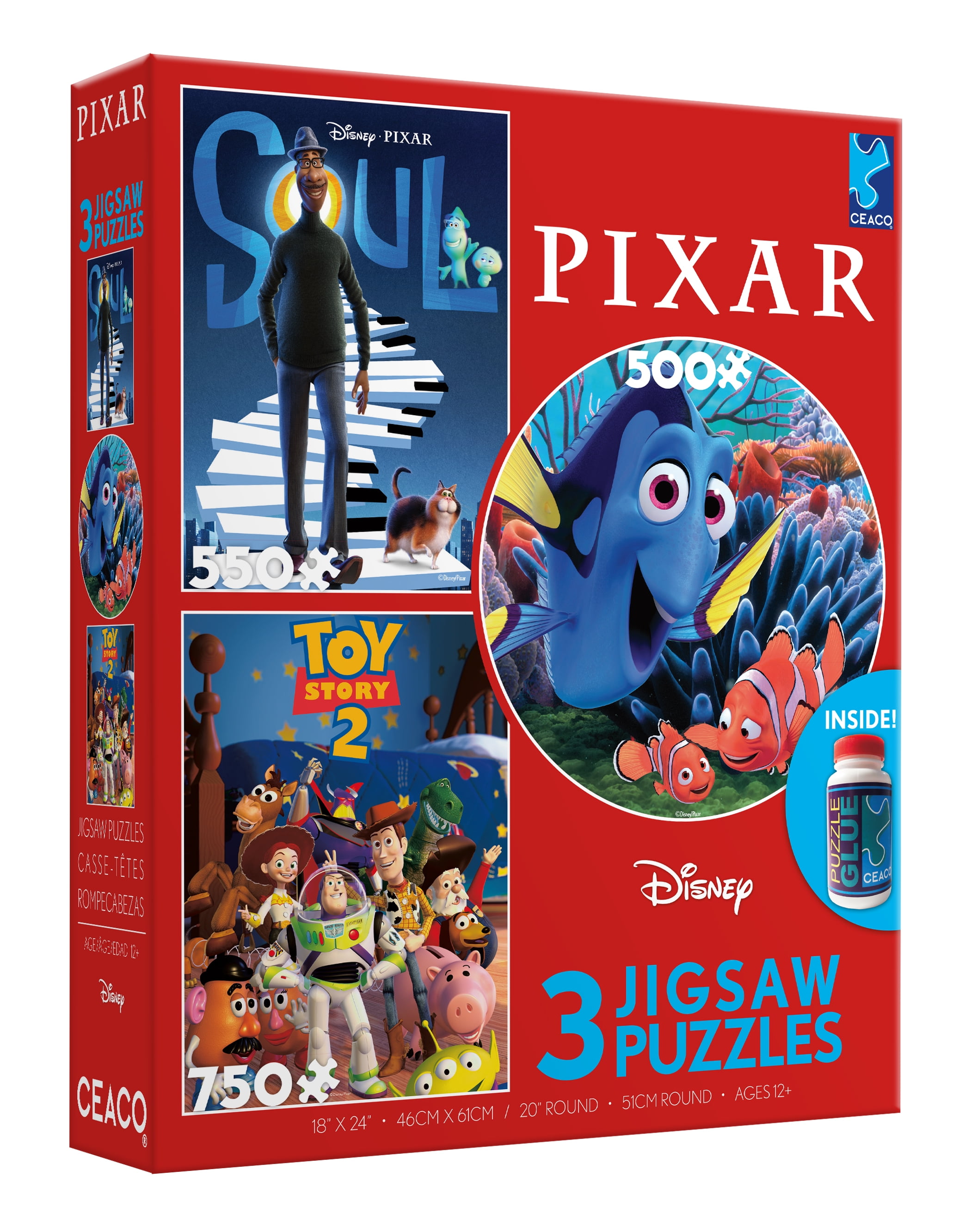 Disney Pixar Movie Clips Poster Puzzle 300 Piece by Ceaco 24 X 18 Inches for sale online 