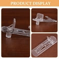 thumbnail image 3 of FOLOYORI 30Ud Clips Transparent Para Estantes De Gabinetes Con Soporte Resistente Y Duradero Para Hogar, 3 of 7