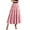 Pink, variant on MIXUE Skirts For Women Summer Solid Color Elastic High Waist A Line Casual Maxi Skirt Activewear,Pink,One Size