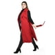 thumbnail image 2 of Chaleco largo con cinto Roman Fashion /Tallas Extras, 3018 (Rojo) rojo 36, 2 of 6