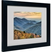 Trademark Fine Art "Shenandoah Autumn" Matted Framed Art by Pierre Leclerc