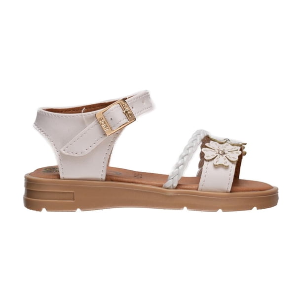 Sandalia Niña Kids Sofi Comoda Casual blanco 12
