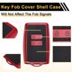 thumbnail image 5 of Funda de llave de coche de silicona TPU roja única para Renault Grand Scenic Megane Clio Espace Kadjar Captur Arkana Austral Zoe - Funda de control remoto de 4 botones, 5 of 6