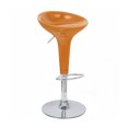 thumbnail image 1 of Alpha Tabouret de Style Bombo Contemporain - Orange Twist, 1 of 2