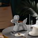 thumbnail image 3 of Estatua de perro con globo, arte de lunares, escultura de perro, figuritas de animales, adornos, decoración Interior del hogar y la Oficina, 3 of 3