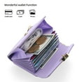 thumbnail image 3 of For Samsung Galaxy Z Flip 3 5G Leather Wallet Card Holder Case with Crossbody Strap Cover, 3 of 5