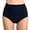 Dark Blue, variant on Csndyce Womens High Waist Bikini Bottom Ruched Tummy Control Tankini Briefs Retro Swim Shorts