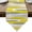 Yellow, variant on Blue Gray Stripes Table Runner Linen Burlap Table Runner 36 Inches Small Watercolor Modern Abstract Minimalist Dresser Scarves for Kitchen Island Coffee Dining Party Wedding Holiday Decor 13"x36"