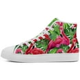 thumbnail image 3 of Aidianart Flamingo High Top Canvas Sneakers Womens High Top Shoes Size 14.5, 3 of 5