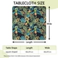 thumbnail image 2 of Tablecloth Exotic Pineapple Pattern Summer Tropical Fruit Theme Hawaiian Style Yellow Sunshine Kitchen Decor, 2 of 6