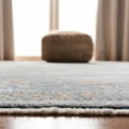thumbnail image 5 of SAFAVIEH Victoria Michayla Floral Bordered Runner, 2'2" x 6', Blue/Ivory, 5 of 7