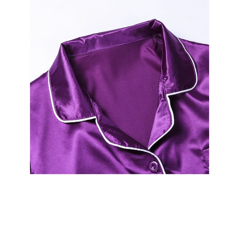 Silk Shirt In Purple