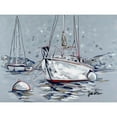 thumbnail image 3 of Augustine, Jodi 14x12 Black Modern Framed Museum Art Print Titled - Nautical Display I, 3 of 5