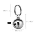 thumbnail image 3 of HLONK 6 Pcs Cloches Rondes en Métal pour Collier de Chat, 3 of 7