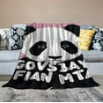 thumbnail image 2 of HENGT Panda Blanket Cute Panda Plush Throw Blanket Super Soft Cozy Warm Just A Girl Who Loves Panda Bedding Blanket Gifts for Kids Girls Boys Women, 2 of 6