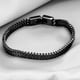 thumbnail image 3 of Sonducket de 19 cm/21 cm, brazalete de acero de titanio, estilo europeo americano, cadena de mano de quilla trenzada de moda para hombres con Ropa, zapatos y accesorios Miscelánea Antiguo 19CM Sonducket AP014719-04, 3 of 6