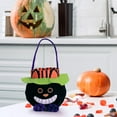 thumbnail image 4 of sruoe Halloween Treat Bags, Candy Bags, Candy Bucket, Goodie Bags, Halloween Candy Bags for Kids, Spooky Pumpkin Tote Bag, Halloween Decoration, Reusable Candy Snack Bags, Party Gift Favors Decor, 4 of 7
