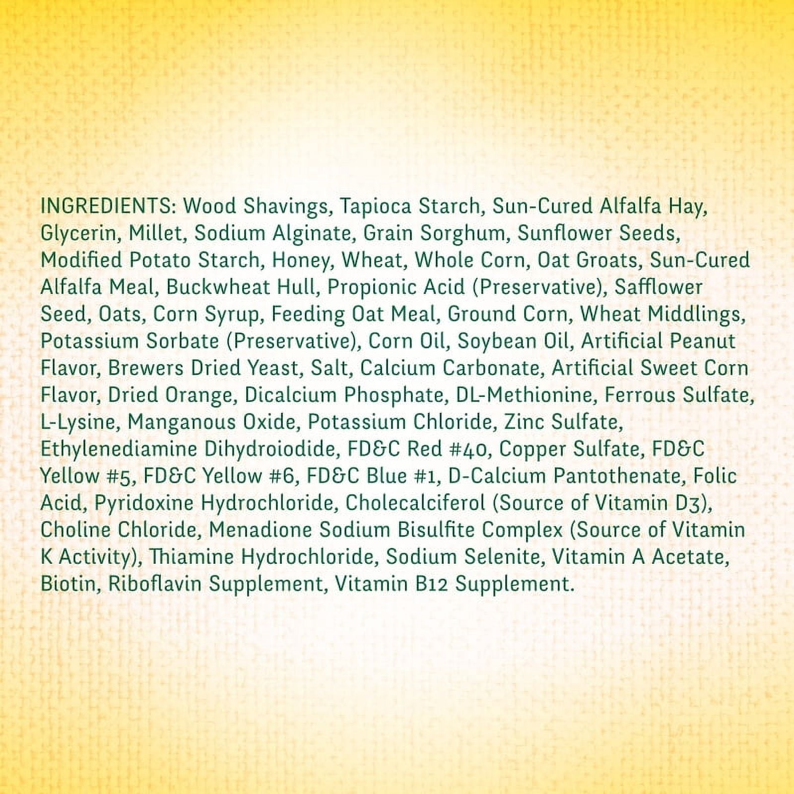 Wild Harvest Stuffed Logz 1 Count, Edible Treat For Rabbits, Guinea Pigs And Chinchillas, Artificial Peanut Butter Flavor